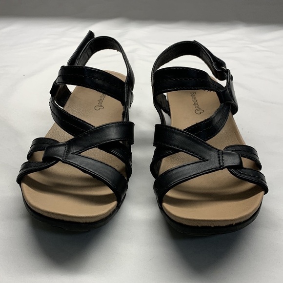 Bare Traps Jadra Sandals Criss Cross Detail Size 6M Colour Black - Picture 4 of 13